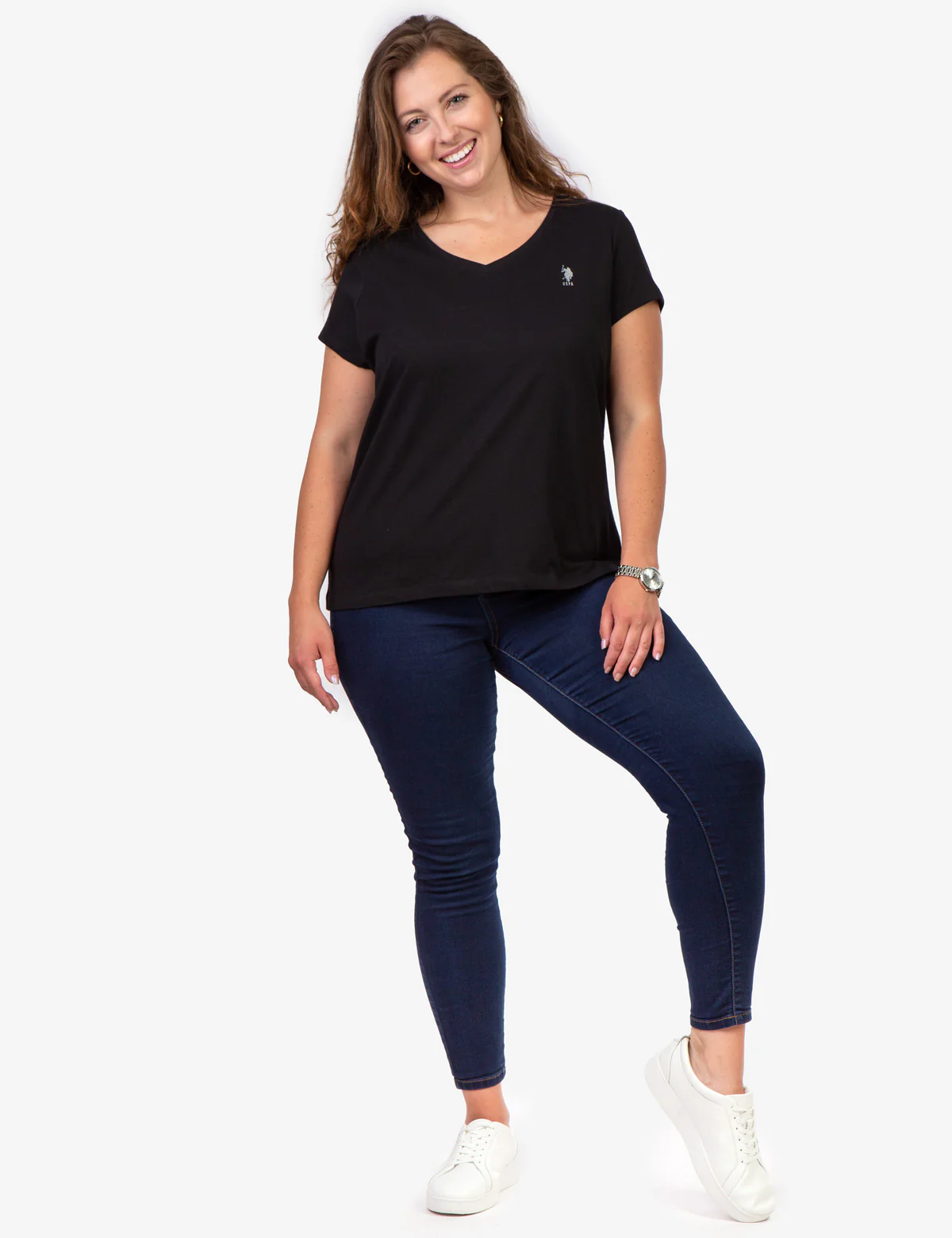 PLUS SIZE V-NECK T-SHIRT - Image 19