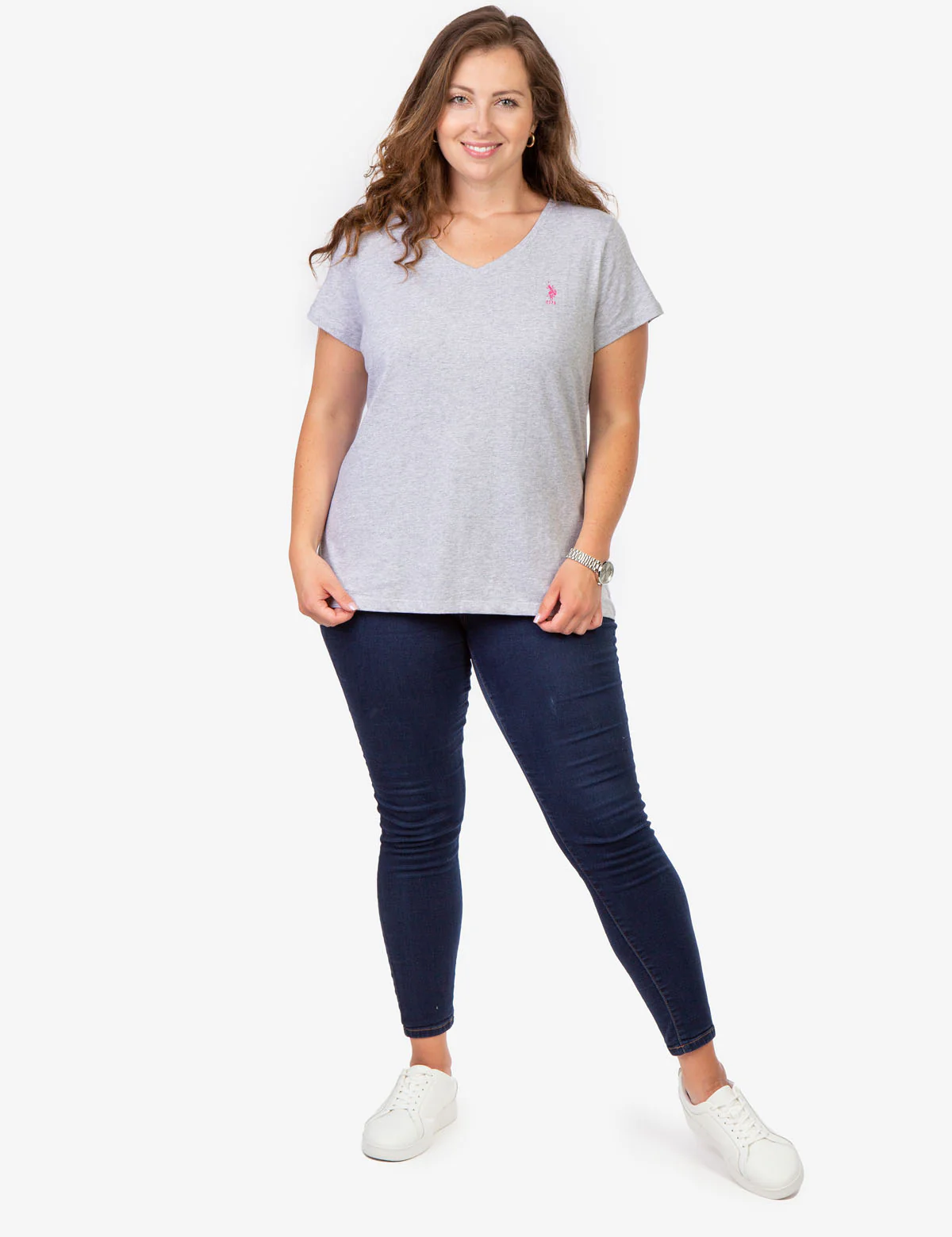 PLUS SIZE V-NECK T-SHIRT - Image 8