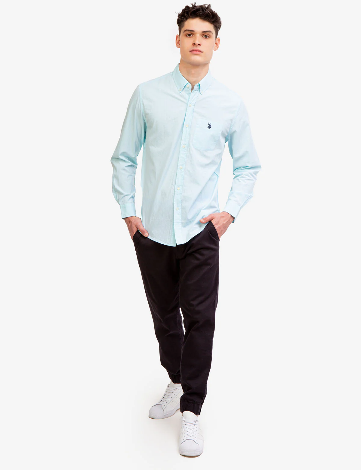 YARN DYE DOT DOBBY WOVEN SHIRT - Image 2