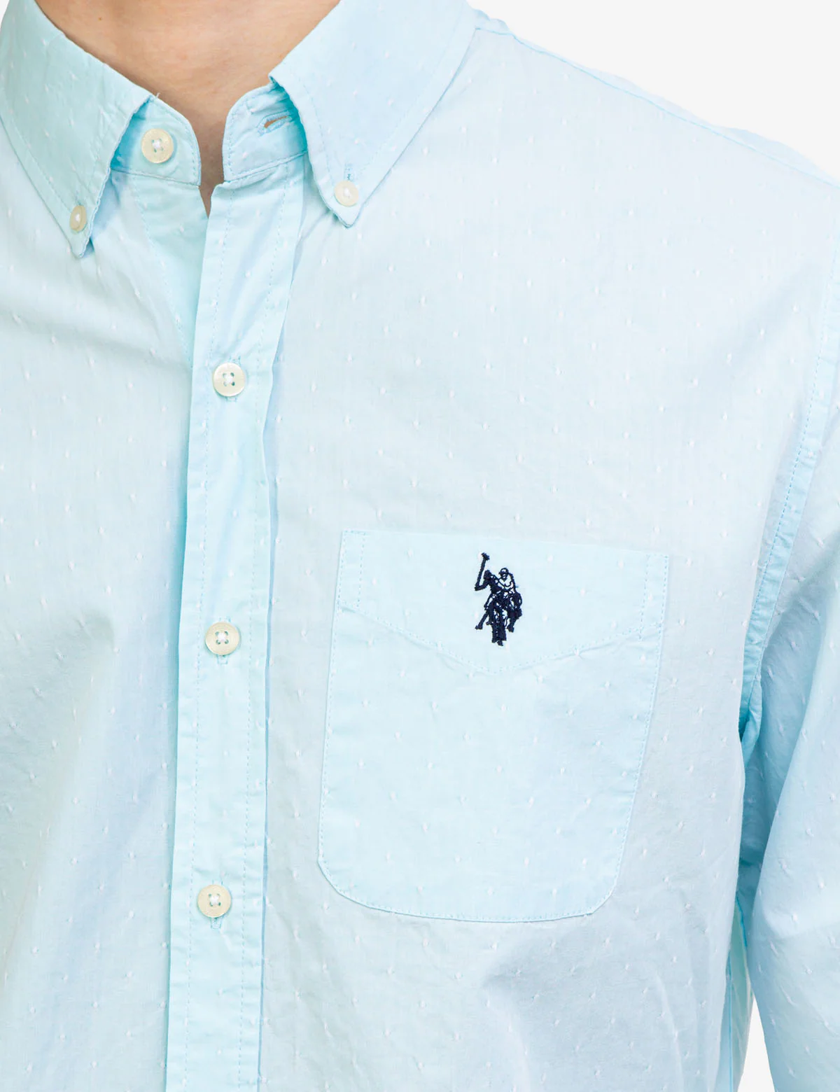 YARN DYE DOT DOBBY WOVEN SHIRT - Image 5