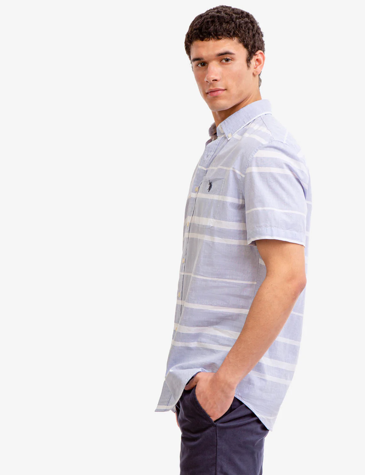 YARN DYE HORIZONTAL STRIPE SHIRT - Image 4