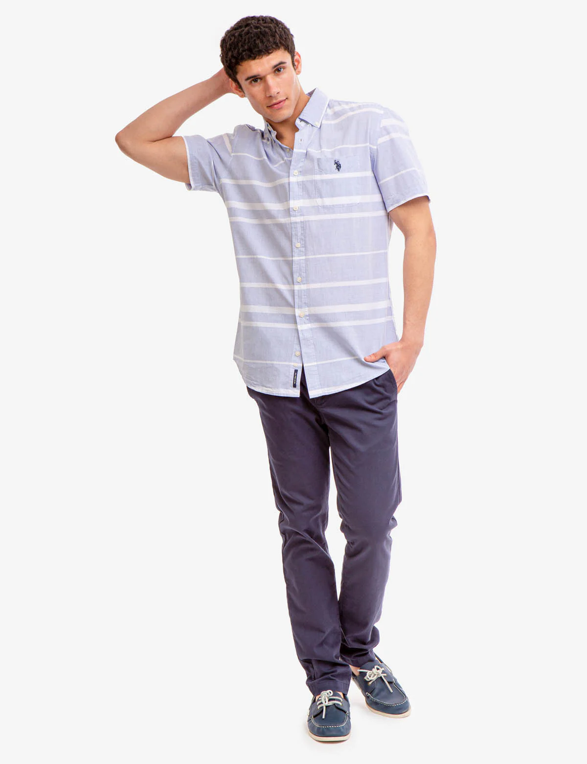 YARN DYE HORIZONTAL STRIPE SHIRT - Image 6