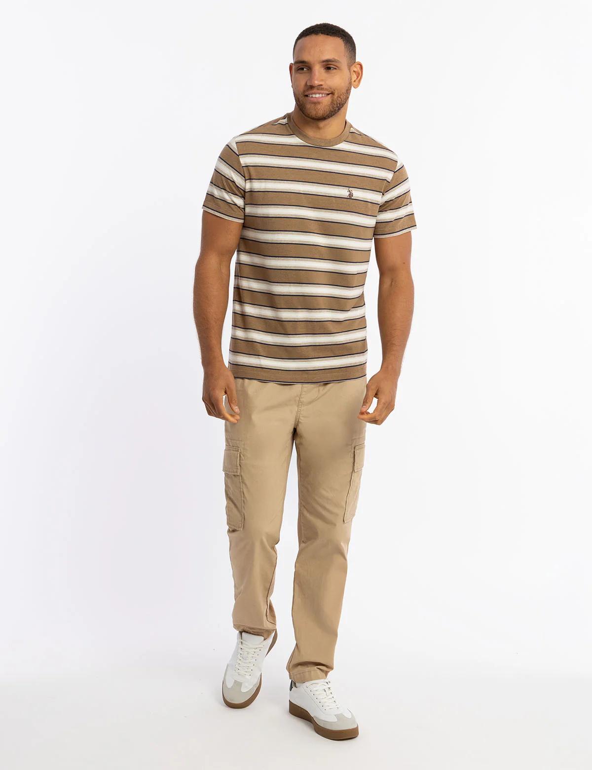 YARN DYE OMBRE STRIPE JERSEY T-SHIRT - Image 2