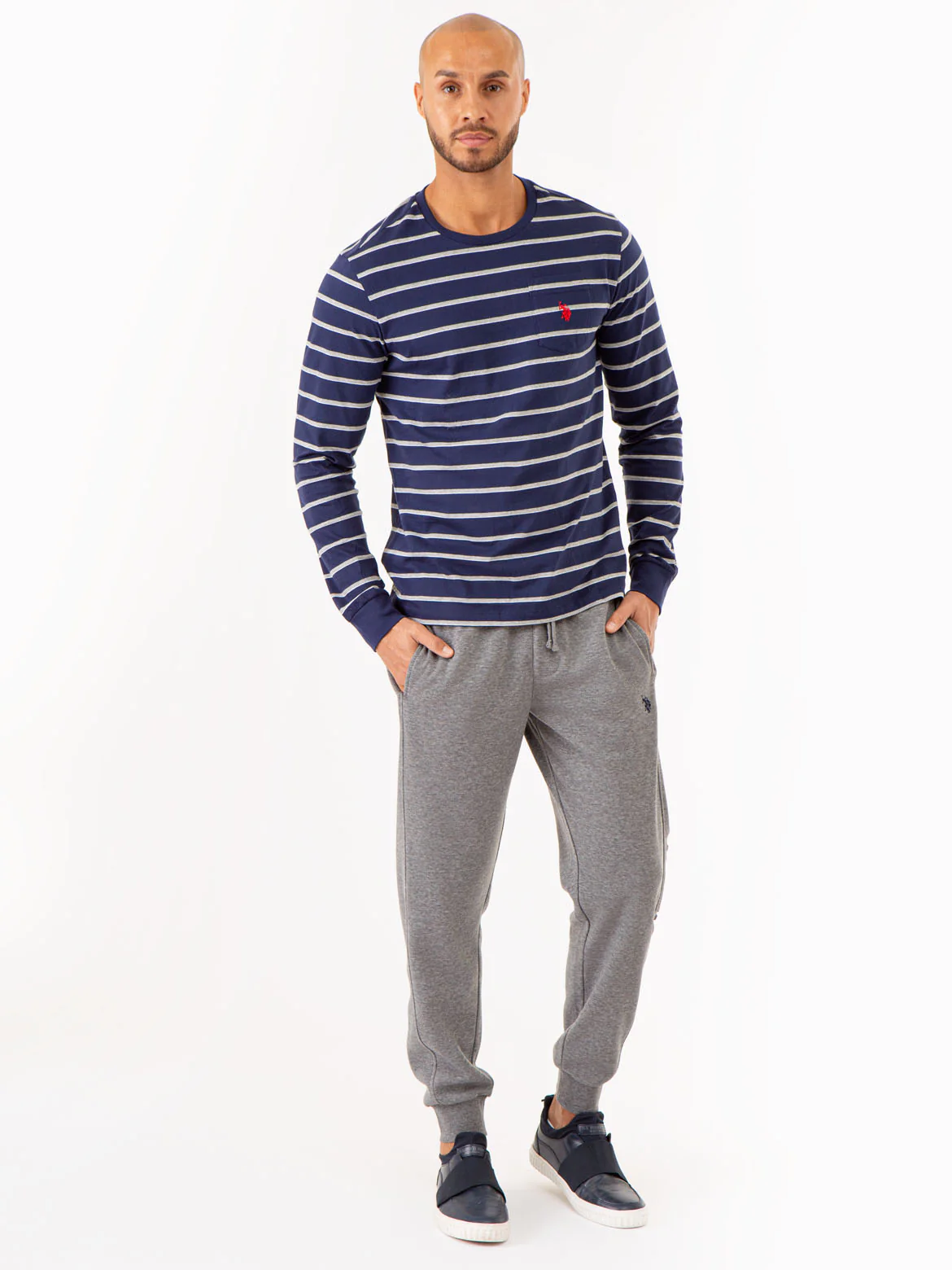 YARN DYE STRIPE JERSEY LONG SLEEVE T-SHIRT - Image 10
