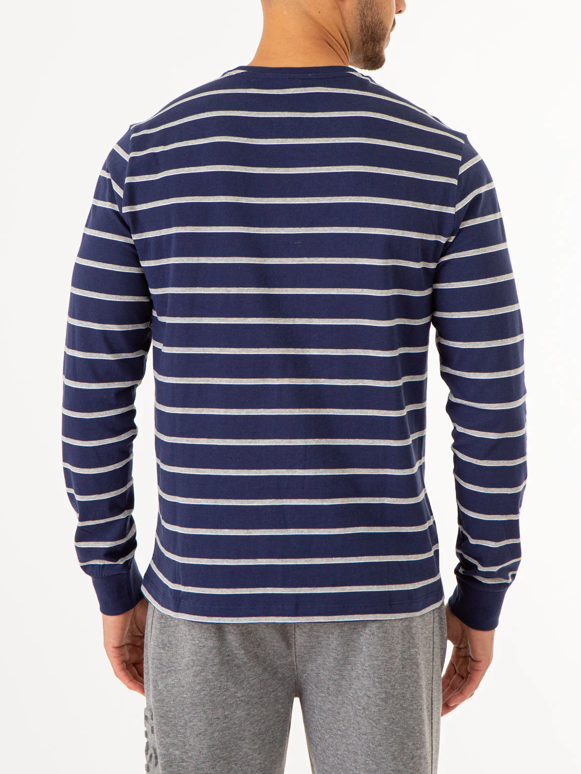 YARN DYE STRIPE JERSEY LONG SLEEVE T-SHIRT - Image 12