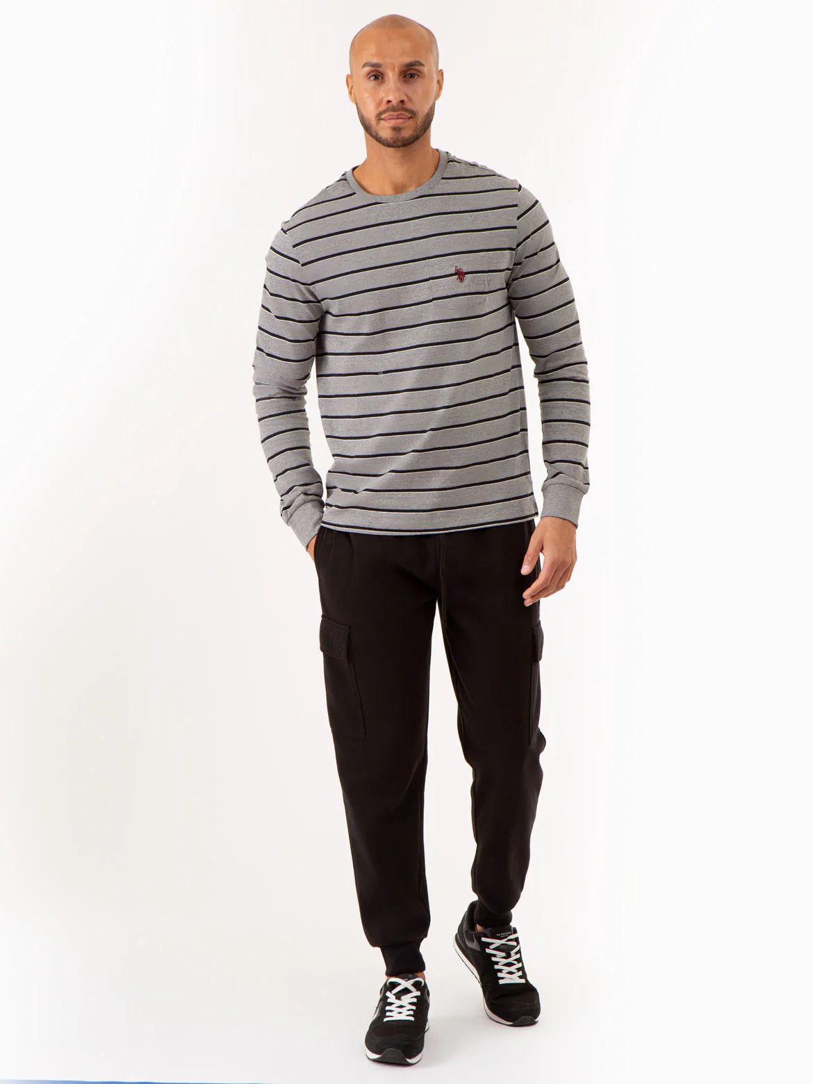 YARN DYE STRIPE JERSEY LONG SLEEVE T-SHIRT - Image 6