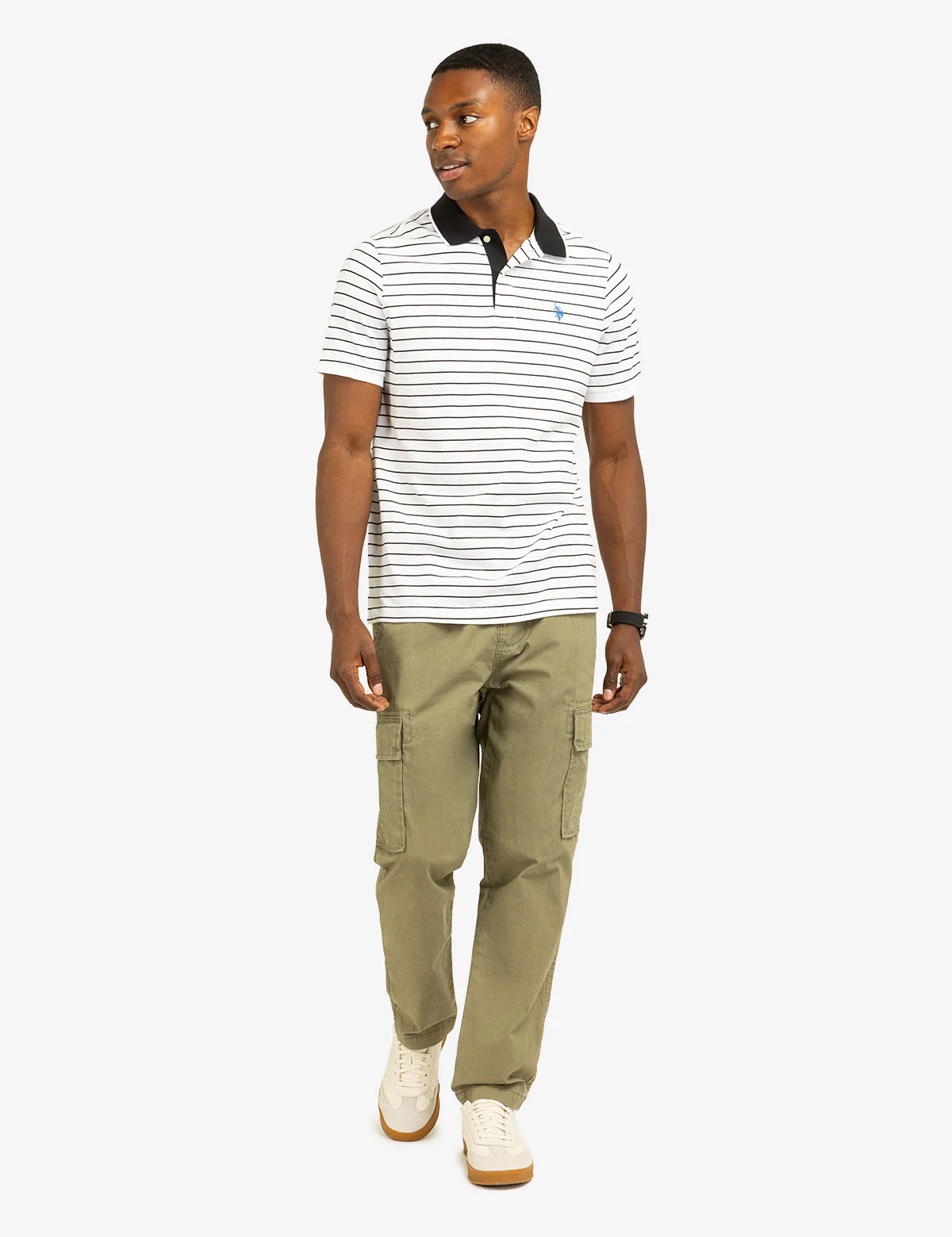 YARN DYE STRIPE JERSEY POLO SHIRT - Image 7