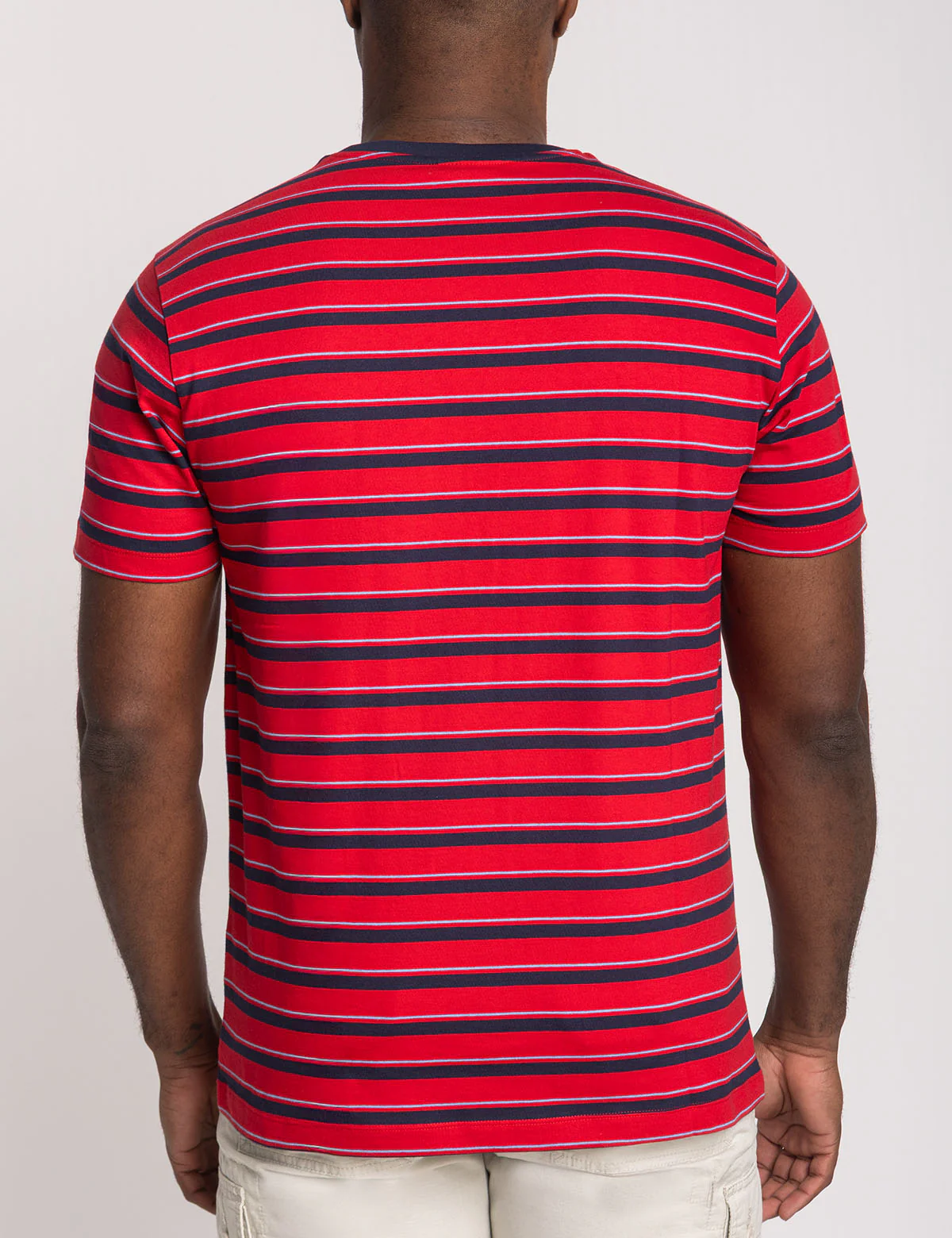 YARN DYE STRIPE JERSEY T-SHIRT - Image 4