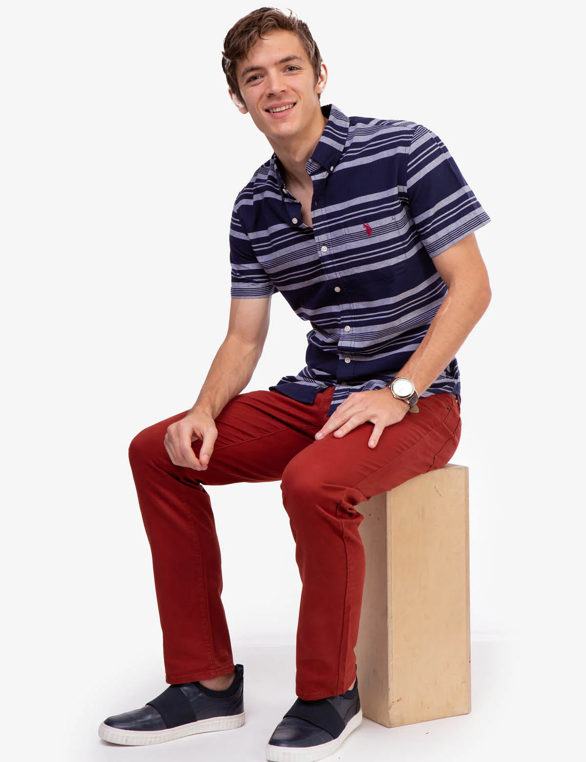 YARN DYE STRIPE OXFORD SHIRT - Image 2