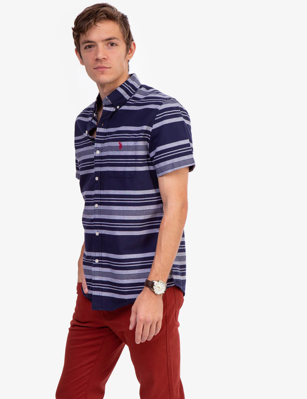 YARN DYE STRIPE OXFORD SHIRT - Image 3