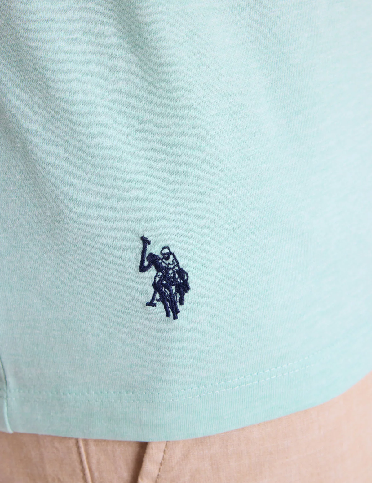 YARN DYE TIPPED T-SHIRT WITH CHEST POCKET - Image 9